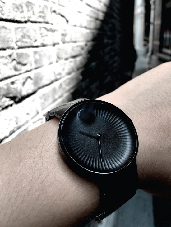 Yves Bahar designed the Movado Edge based on the the brand's iconic Museum Dial